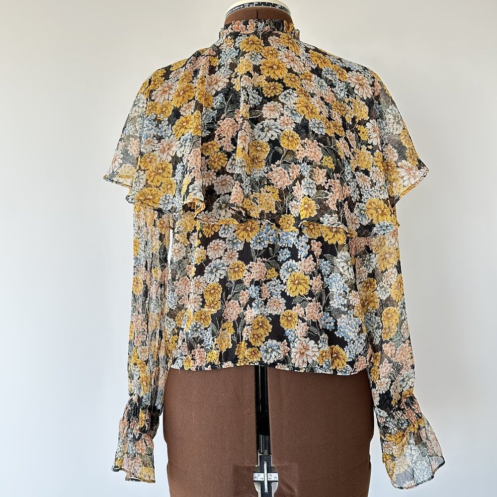 Zara Floral Top with Caplet